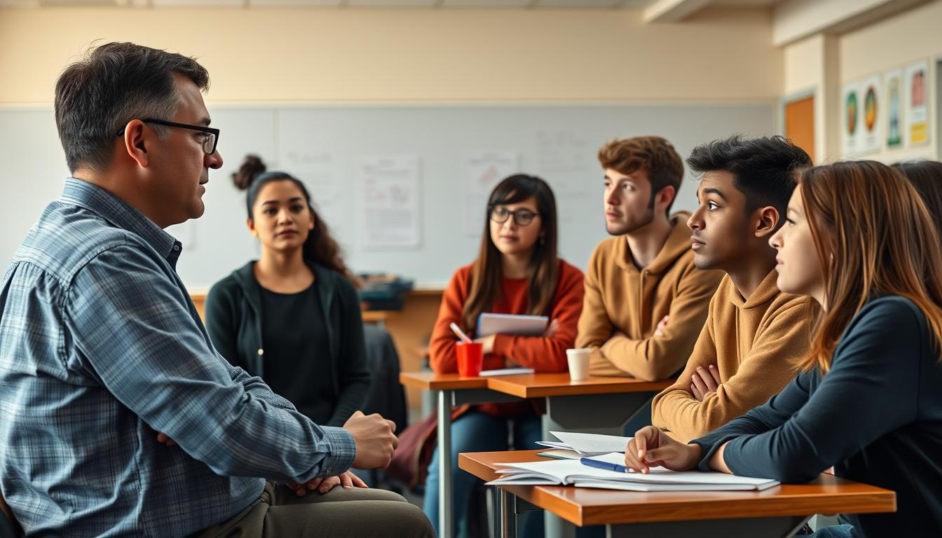 Student preparing for exams with study materials
